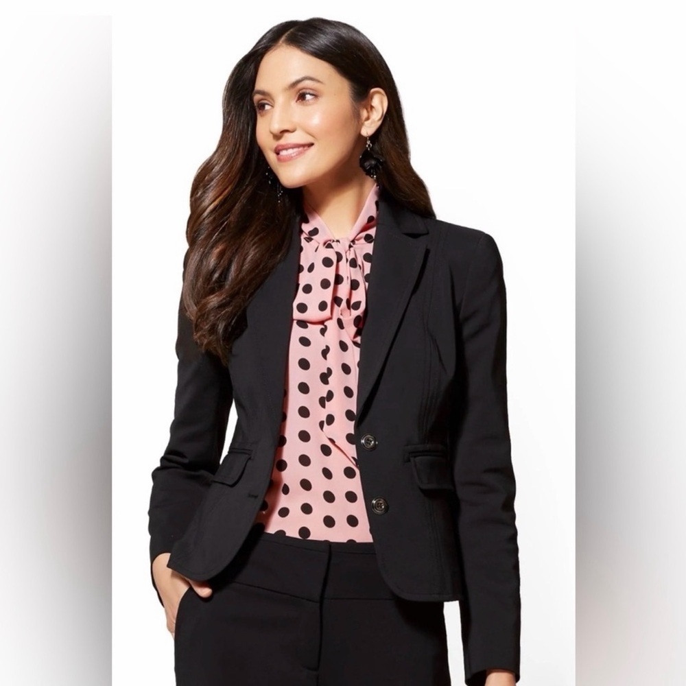 7th avenue New York & Company Black Blazer suit Jacket size 20